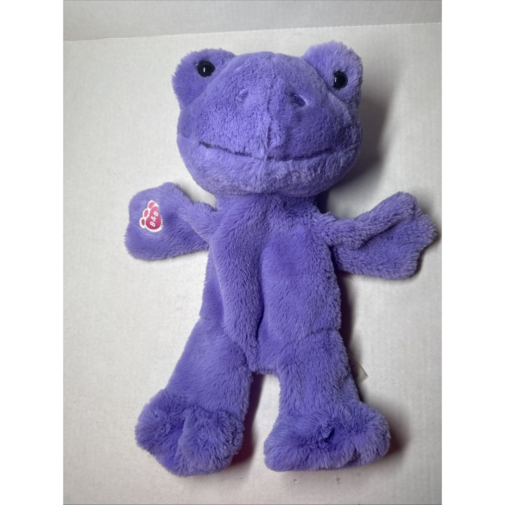 Build-A-Bear Purple Hops Frog 16" Unstuffed Lavender Spring 2022 BAB